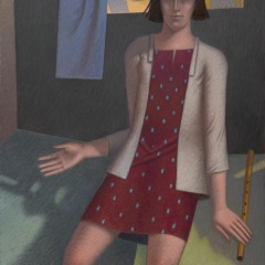 Il suono delle pioggia (olio su tela cm 100x120)